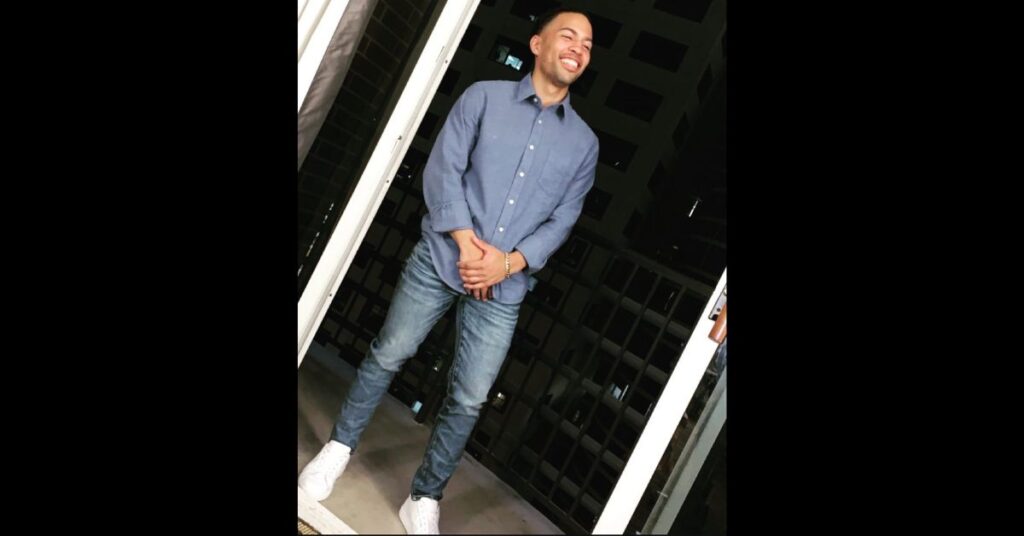 posing and smiling