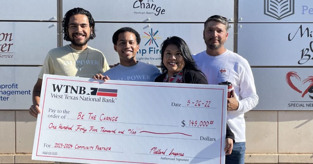 be the change 145,000 dollar grant recipient with the board and employee