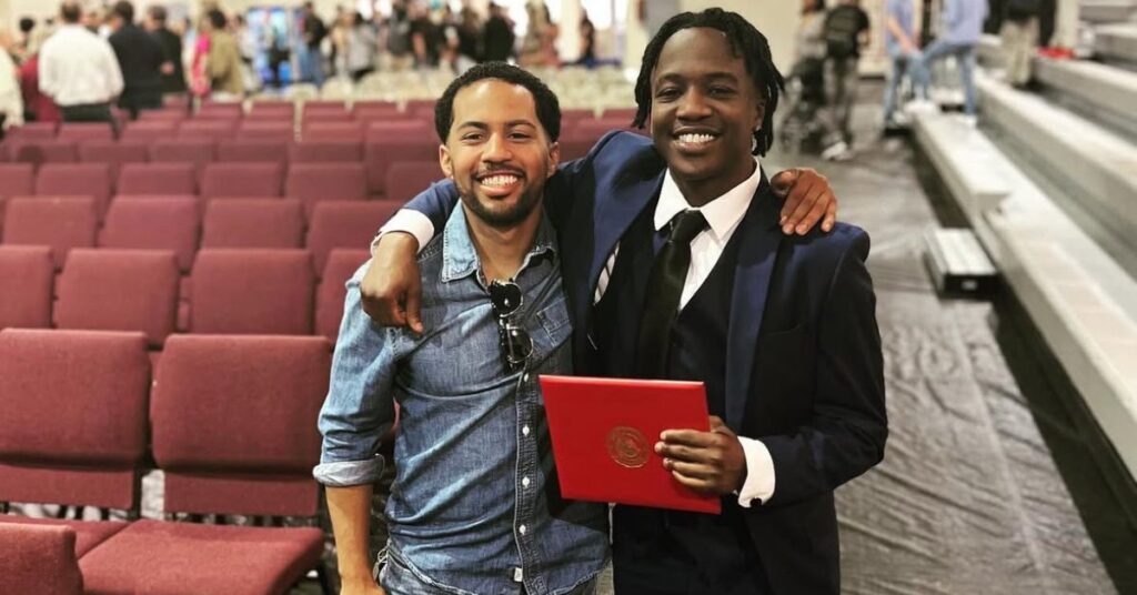 celebrating friend graduating college in kansas
