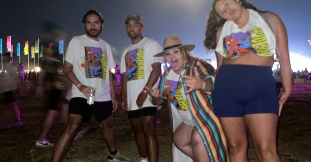 Austin city limits 2022 matching Spiderman shirts