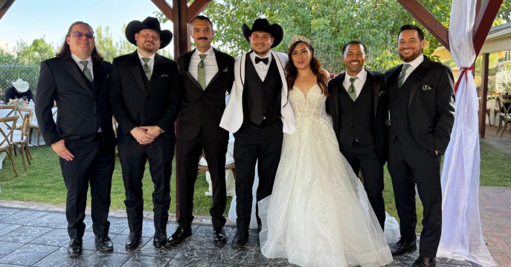 El Paso trip wedding groomsman